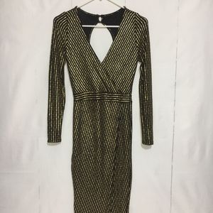 FASHION NOVA Sexy gold sequin dress